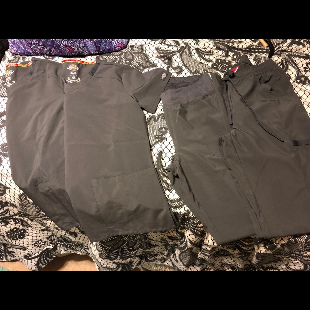 Dickies EDS Signature scrub tops and bottoms.